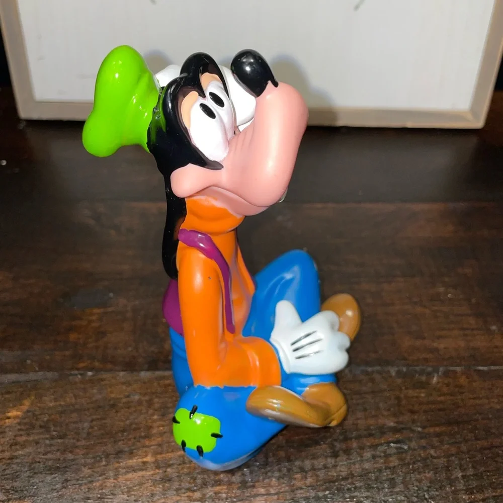 Collectible Rare‎ Vintage Walt Disney Goofy Hard Plastic Rubber Toy